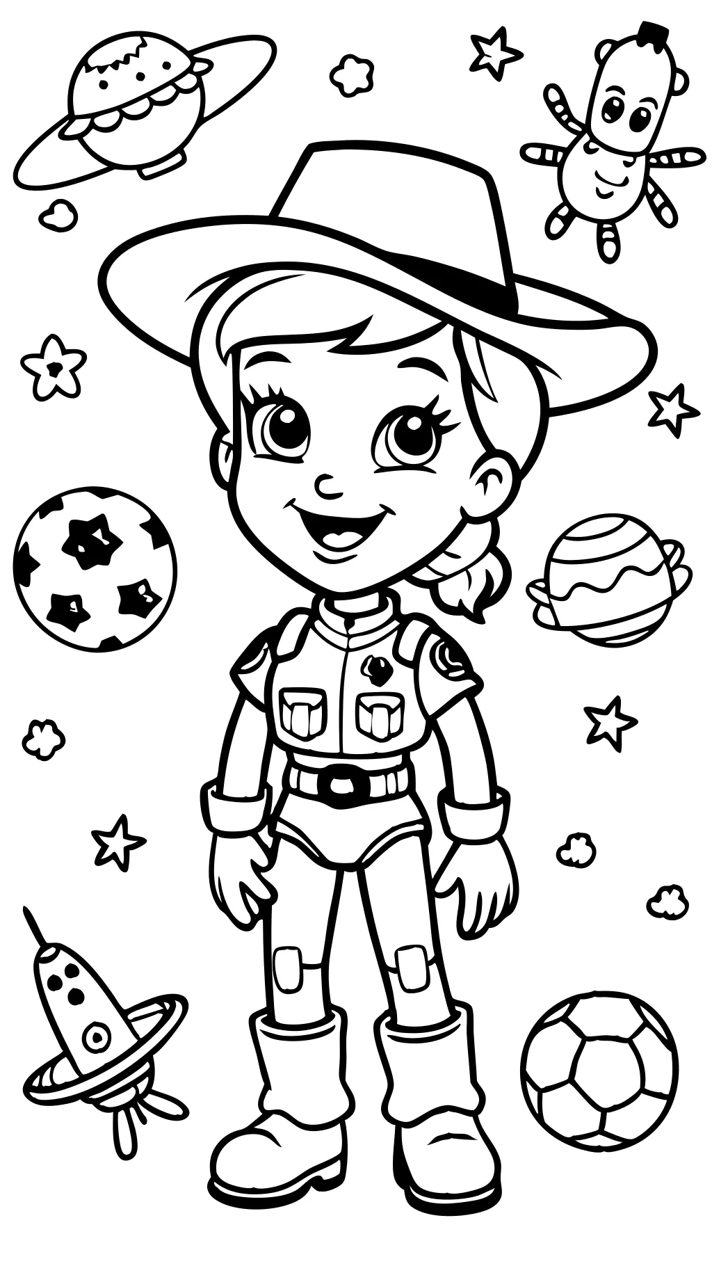 coloriage jessie toy story